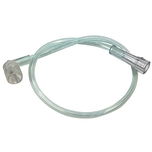 1pk Westmed #0485 Concentrator Humidifier Adapter: 15" O2 Tubing with Threaded Connector