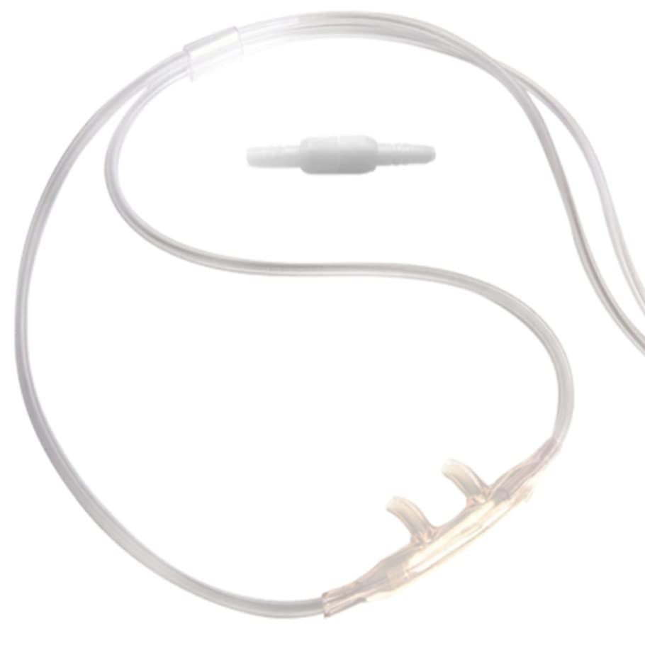 2pk 25Ft Salter-Style Adult Oxygen Cannula with Swivel Connectors