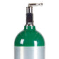 New Medical Oxygen Cylinder with CGA870 Toggle Valve - D Size 14.6 cf (MD)