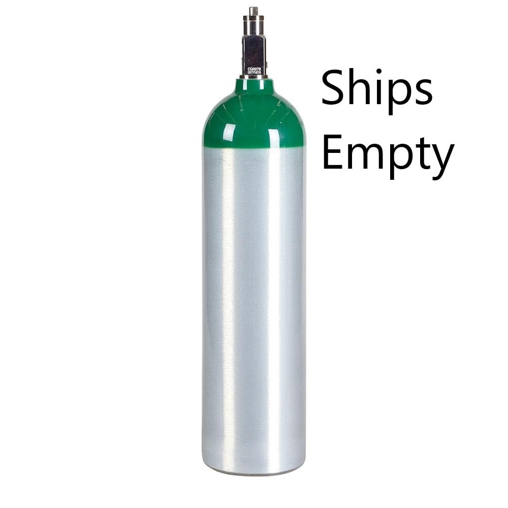 New Medical Oxygen Cylinder with CGA870 Toggle Valve - D Size 14.6 cf (MD)