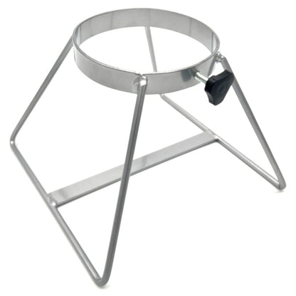 ResOne Metal Oxygen Cylinder Stand, Holds 1 D, E, M9, or M7 Tank, Powder‑Coated Steel Oxygen Tank Holder, Portable Floor Stand for Medical Oxygen and Gas Cylinder Storage