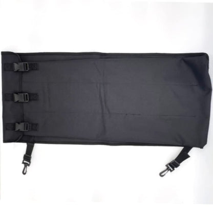 ResOne Oxygen Tank Auto‑Transport Carrier Bag for Car, Fits Size D and E Cylinders, Holds 3 Oxygen Tanks, Black Oxford Cloth Portable Oxygen Holder with LATCH Seat Compatibility, Rattle‑Free Design