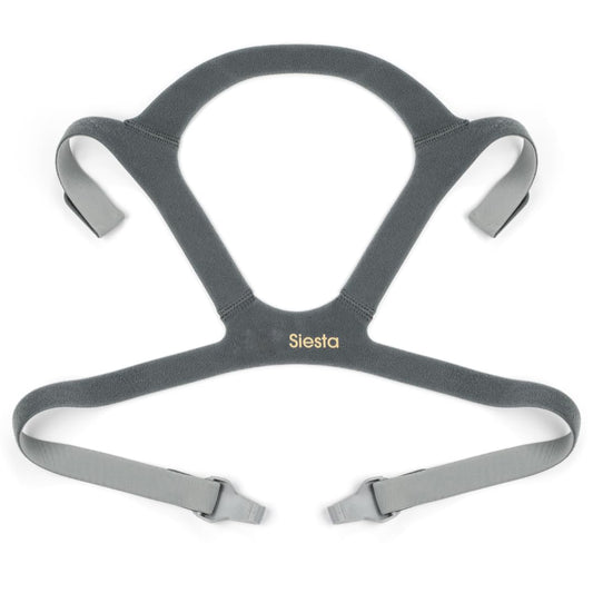 3B Medical Siesta Full Face Mask Replacement Headgear with Clips, Clear