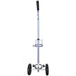 ResOne Lightweight Single D/E Oxygen Cylinder Cart , Adjustable Handle, Durable Powder-Coated Finish, Portable Oxygen Tank Cart with Wheels, Holds 1 D Size or E Size Cylinder