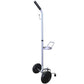 ResOne Lightweight Single D/E Oxygen Cylinder Cart , Adjustable Handle, Durable Powder-Coated Finish, Portable Oxygen Tank Cart with Wheels, Holds 1 D Size or E Size Cylinder