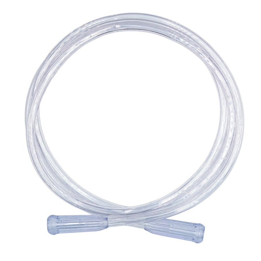 50pk 7Ft Salter Style Oxygen Supply Tubing with Safe 3-Channel Design, Standard Connectors #2002-7-50