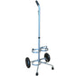 ResOne Lightweight Dual D/E Oxygen Cylinder Cart , Adjustable Handle, Durable Powder-Coated Finish, Portable Oxygen Tank Cart with Wheels, Holds 2 D Size or E Size Cylinders