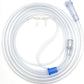 Adult Oxygen Nasal Cannula w/Soft Curved Prongs & Crush Resistant Tubing
