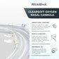 Adult Oxygen Nasal Cannula w/Soft Curved Prongs & Crush Resistant Tubing