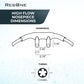 Adult Oxygen Nasal Cannula w/Soft Curved Prongs & Crush Resistant Tubing