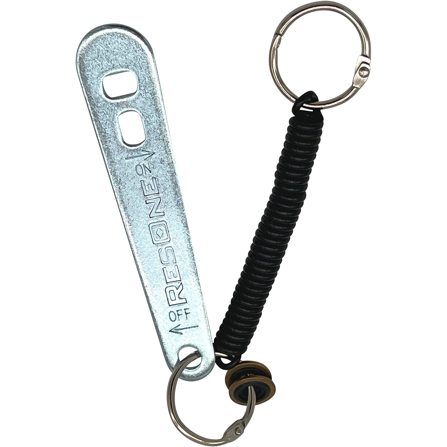 Metal Medical Oxygen Cylinder Wrenches w/Bungee Cords & Yoke Washers