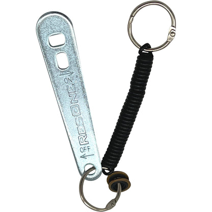 Metal Medical Oxygen Cylinder Wrenches w/Bungee Cords & Yoke Washers