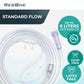 Adult Oxygen Nasal Cannula w/Soft Curved Prongs & Crush Resistant Tubing