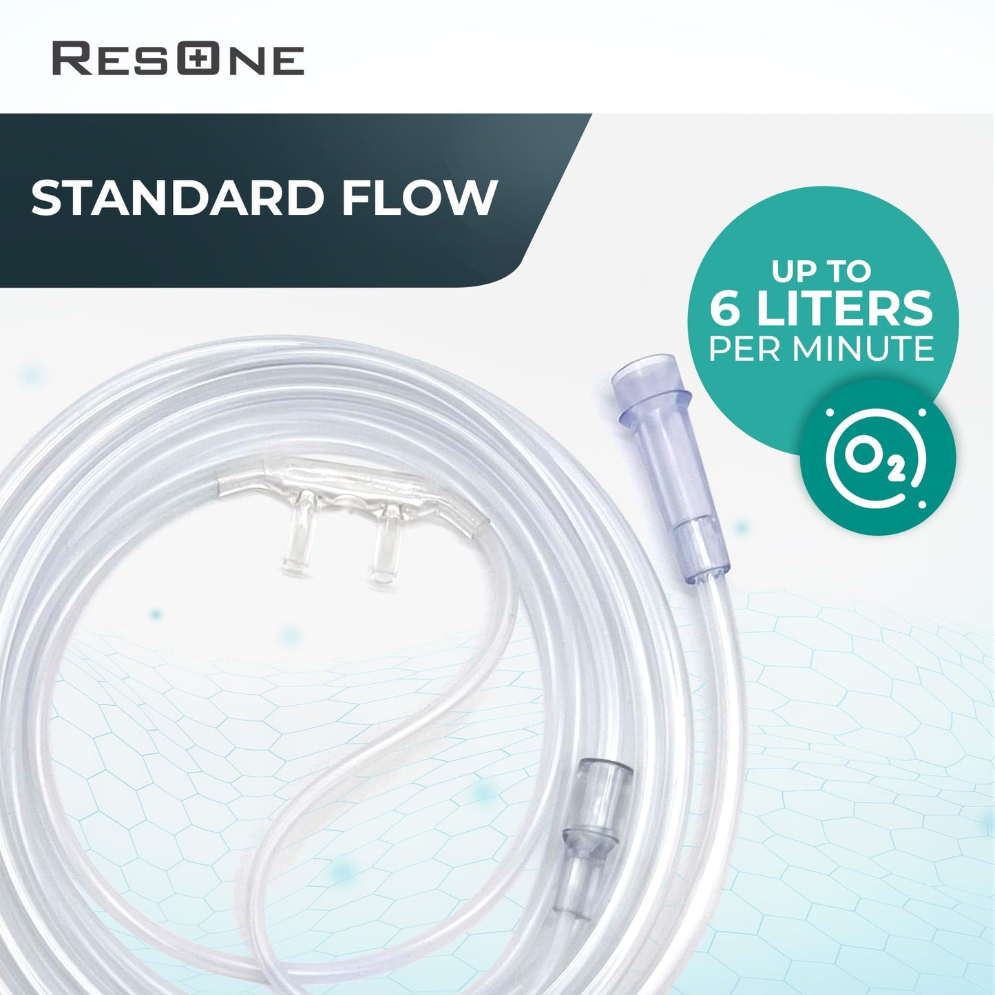 Infant Oxygen Cannula w/Soft Curved Prongs & 7Ft Crush Resistant Tubing