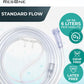Adult Oxygen Nasal Cannula w/Soft Curved Prongs & Crush Resistant Tubing