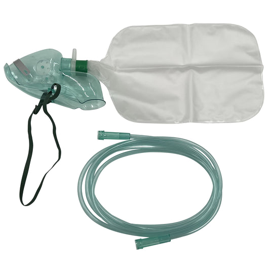 1pk Adult Non-Rebreather Oxygen Masks