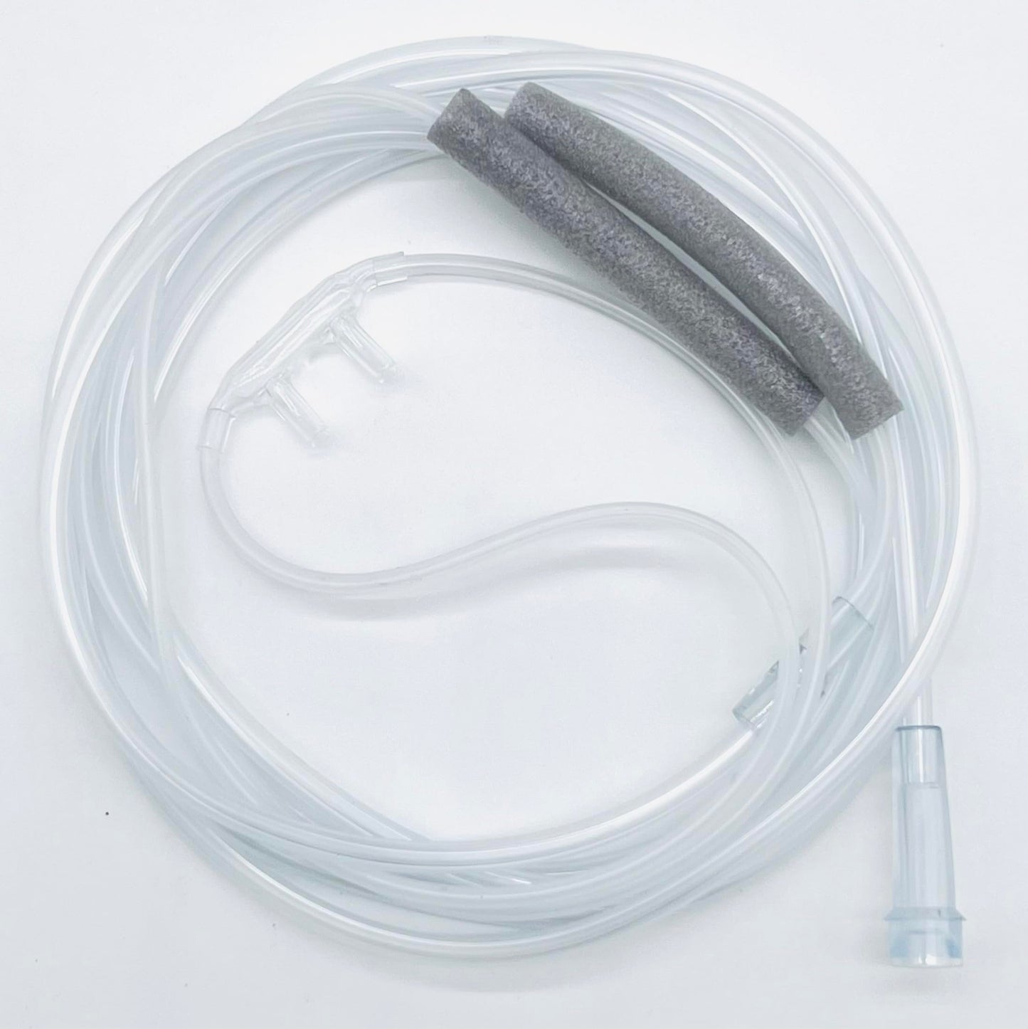 Adult Oxygen Cannula w/Soft Curved Prongs, Ear Cushions, & 7Ft Crush Resistant Tubing