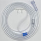 5pk Adult Oxygen Cannula w/Soft Curved Prongs & 7Ft Crush Resistant Tubing