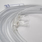 1pk Adult Oxygen Cannula w/Soft Curved Prongs & 2Ft Crush Resistant Tubing