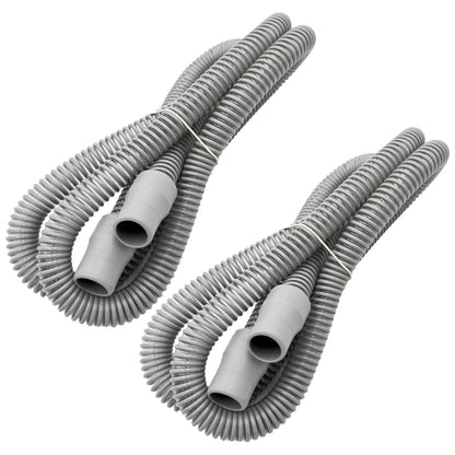 2-pack CPAP Hose 6ft With 22mm Cuffs, Latex-free CPAP Tubing Compatible With Most Machines, Lightweight CPAP Hose, Gray 19mm CPAP Tube, Easy To Attach CPAP Replacement Supplies