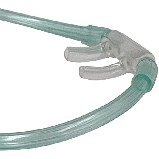 1pk Pediatric Oxygen Cannula w/Soft Curved Prongs & 6.5Ft Crush Resistant Tubing
