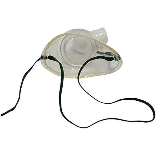 1pk Pediatric Oxygen Tracheostomy Collar Mask w/Swivel Connector & Tubing Adapter