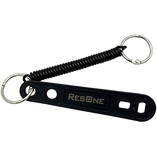 5pk ResOne Hardened Plastic Oxygen Cylinder E Wrench w/Bungee Cord #CW-140-5