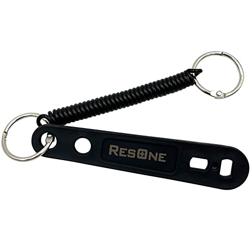 ResOne Hardened Plastic Oxygen Cylinder E Wrench w/Bungee Cord #CW-140-1