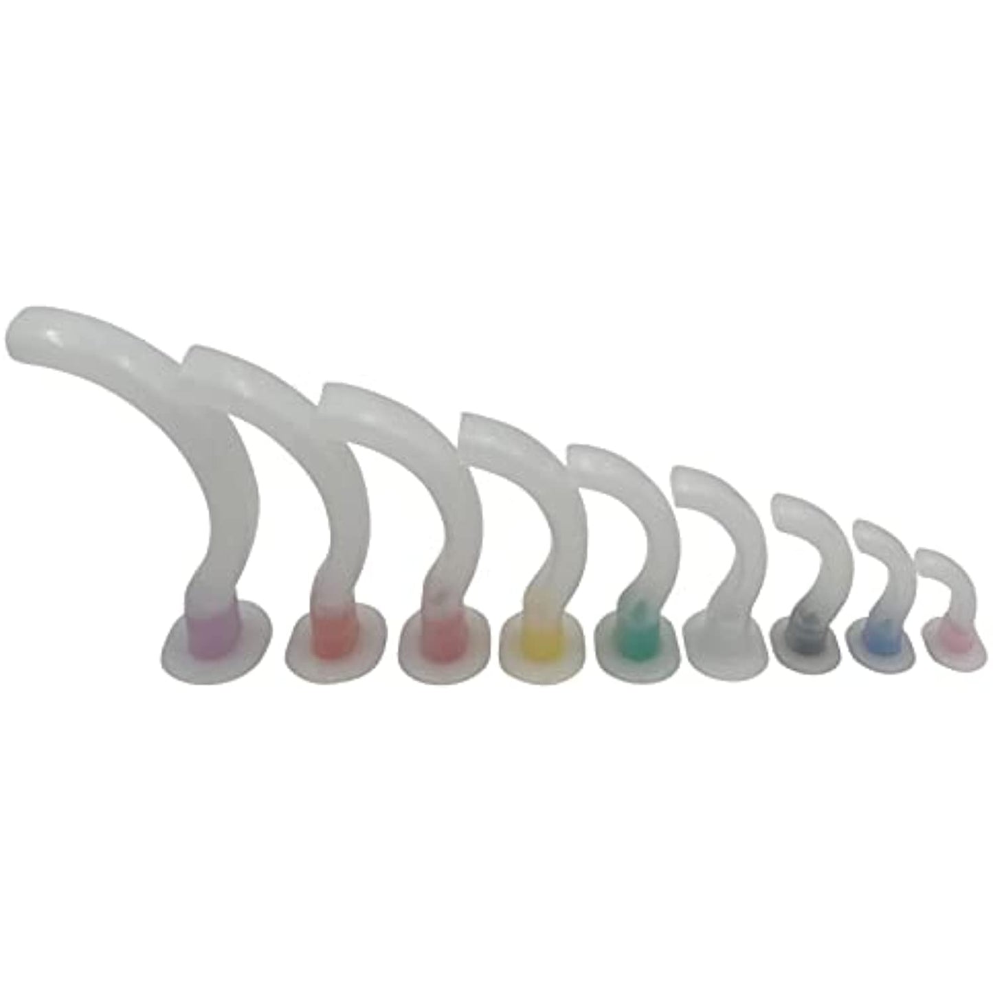 9pc Guedel Oral Airway Kit, Sizes #4-#12