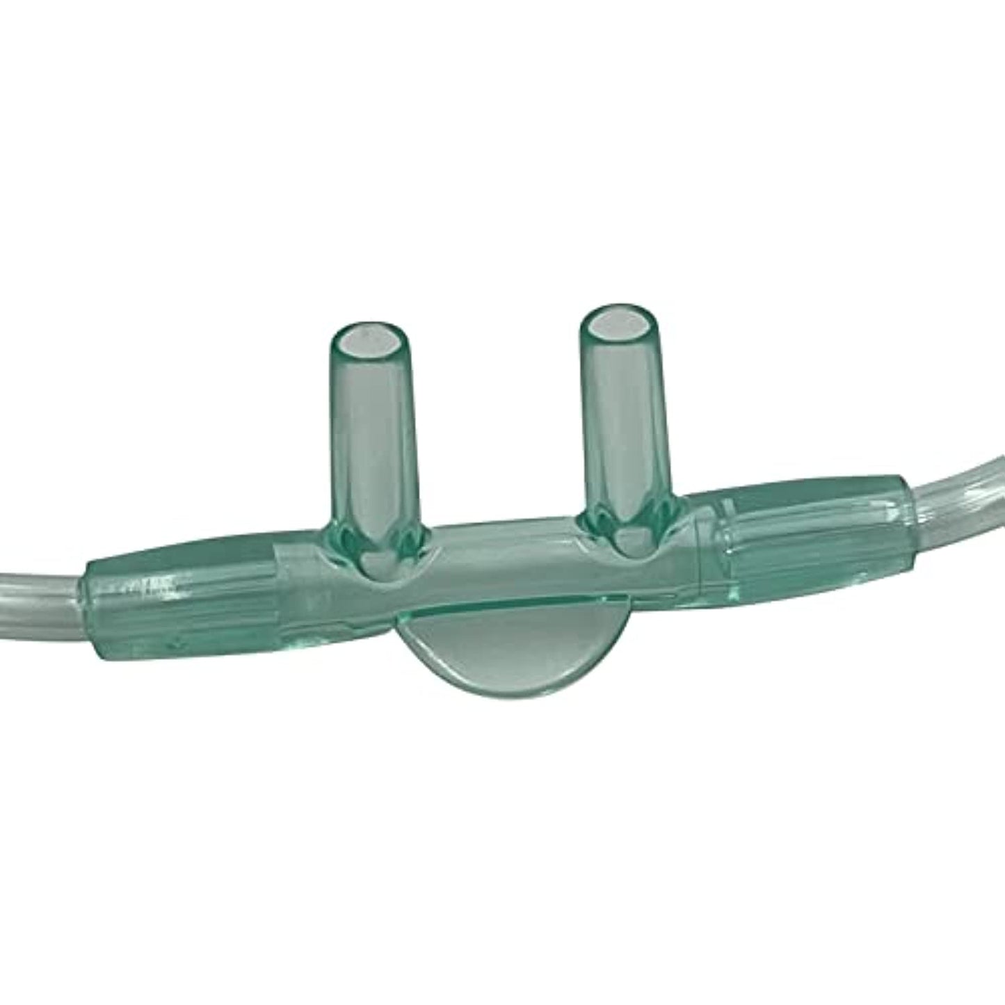 1pk Adult Oxygen Cannula w/Tabbed Nose Piece, Soft Straight Prongs & 6.5Ft Crush Resistant Tubing