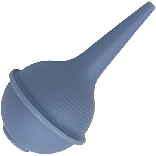 1pk Sterile Ear Syringe 2oz / 60ml Blue Rubber Bulb for Washing & Wax Removal