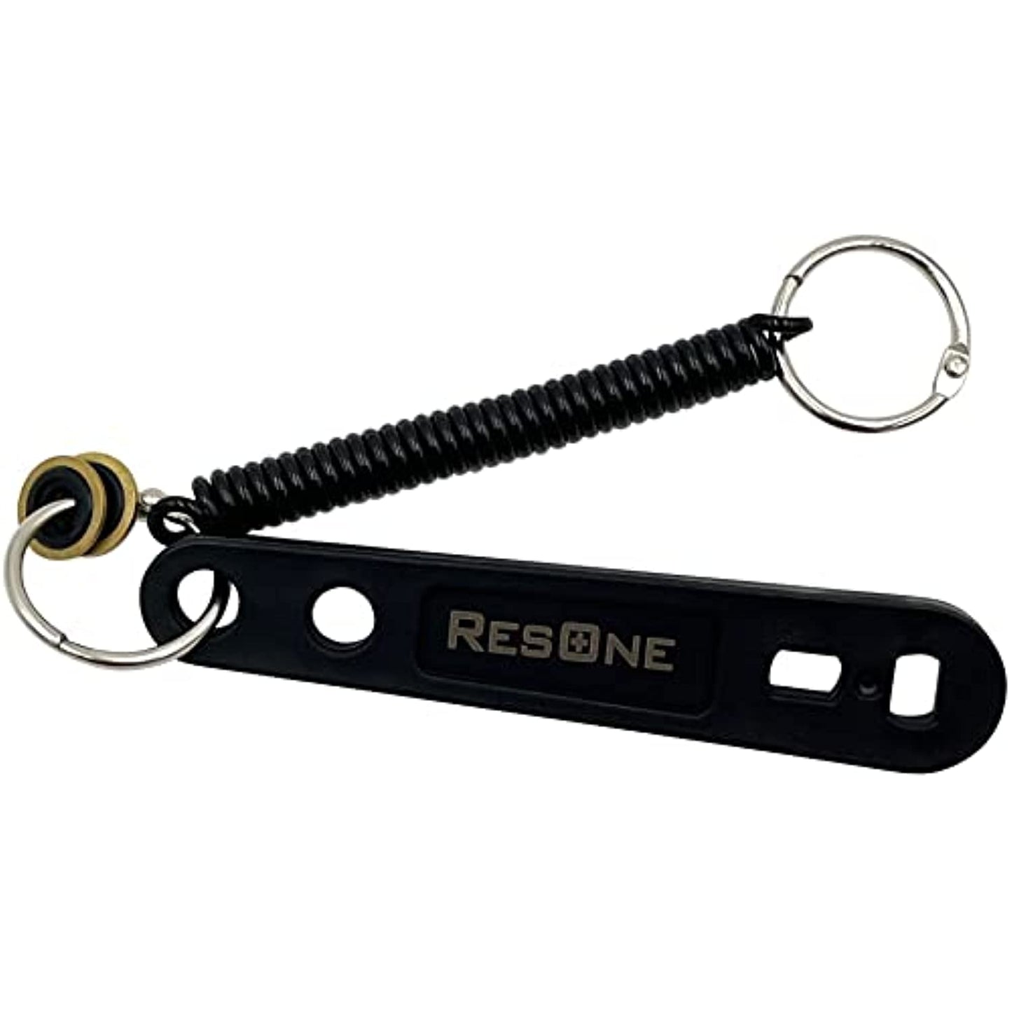 ResOne Hardened Plastic Oxygen Cylinder E Wrench w/Bungee Cord & 2 Yoke Washers #CW-150-1