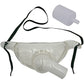 1pk Adult Oxygen Tracheostomy Collar Mask w/Swivel Connector & Tubing Adapter