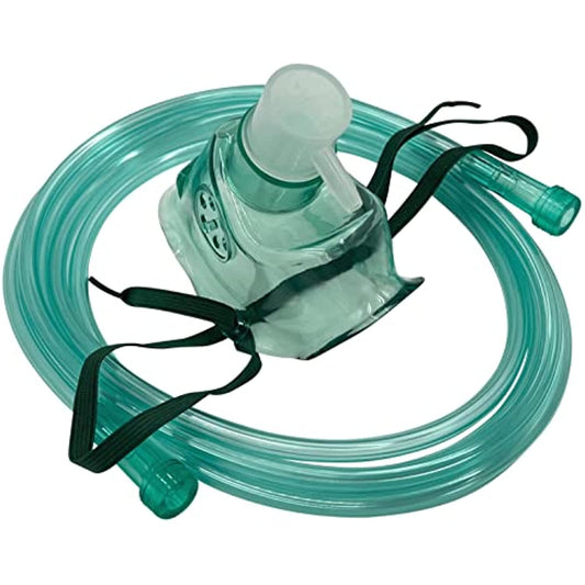 1pk Pediatric Oxygen Mask w/Swivel Adpater & 6.8Ft Crush Resistant Tubing