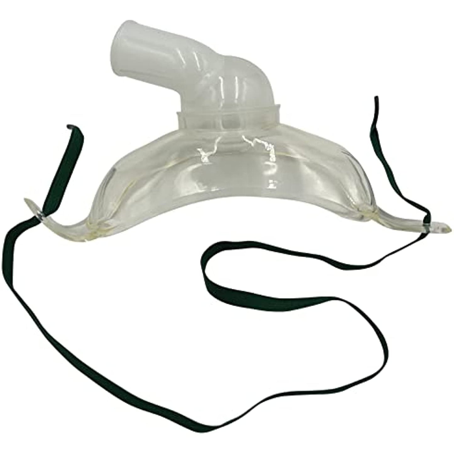 1pk Adult Oxygen Tracheostomy Collar Mask w/Swivel Connector & Tubing Adapter