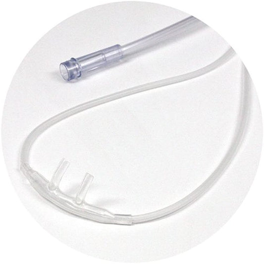 50pk Sunset 4Ft Soft Adult Oxygen Nasal Cannula w/Kink-Free Supply Tubing (RES1104S)
