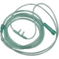 1pk Adult Oxygen Cannula w/Tabbed Nose Piece, Soft Straight Prongs & 6.5Ft Crush Resistant Tubing