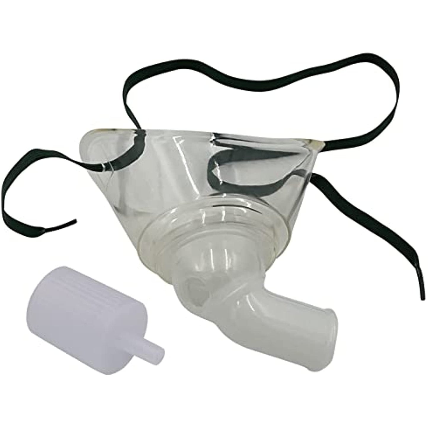 1pk Pediatric Oxygen Tracheostomy Collar Mask w/Swivel Connector & Tubing Adapter