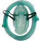 1pk Adult Elongated Oxygen Mask w/6.8Ft Crush Resistant Tubing