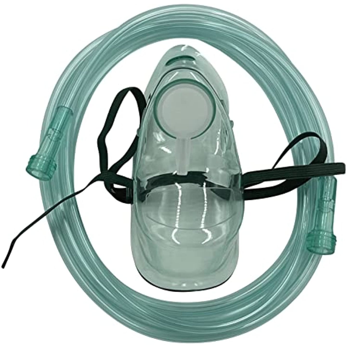 1pk Adult Oxygen Mask w/Swivel Adpater & 6.8Ft Crush Resistant Tubing