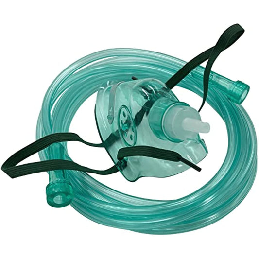 1pk Pediatric Oxygen Mask w/6.8Ft Crush Resistant Tubing